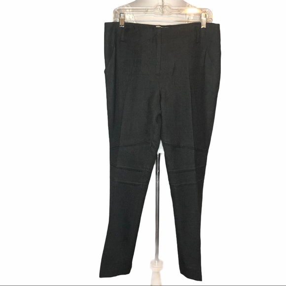 Vintage Jason Wu Moto Style Wool Zipper Trousers Gray 6 - Picture 12 of 16